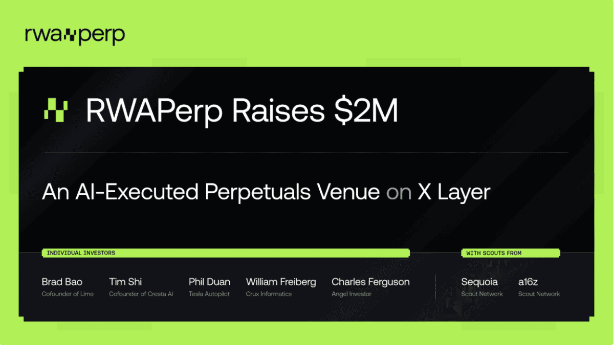 RWAperp Launches AI-Executed Perpetuals Venue on OKX's X Layer